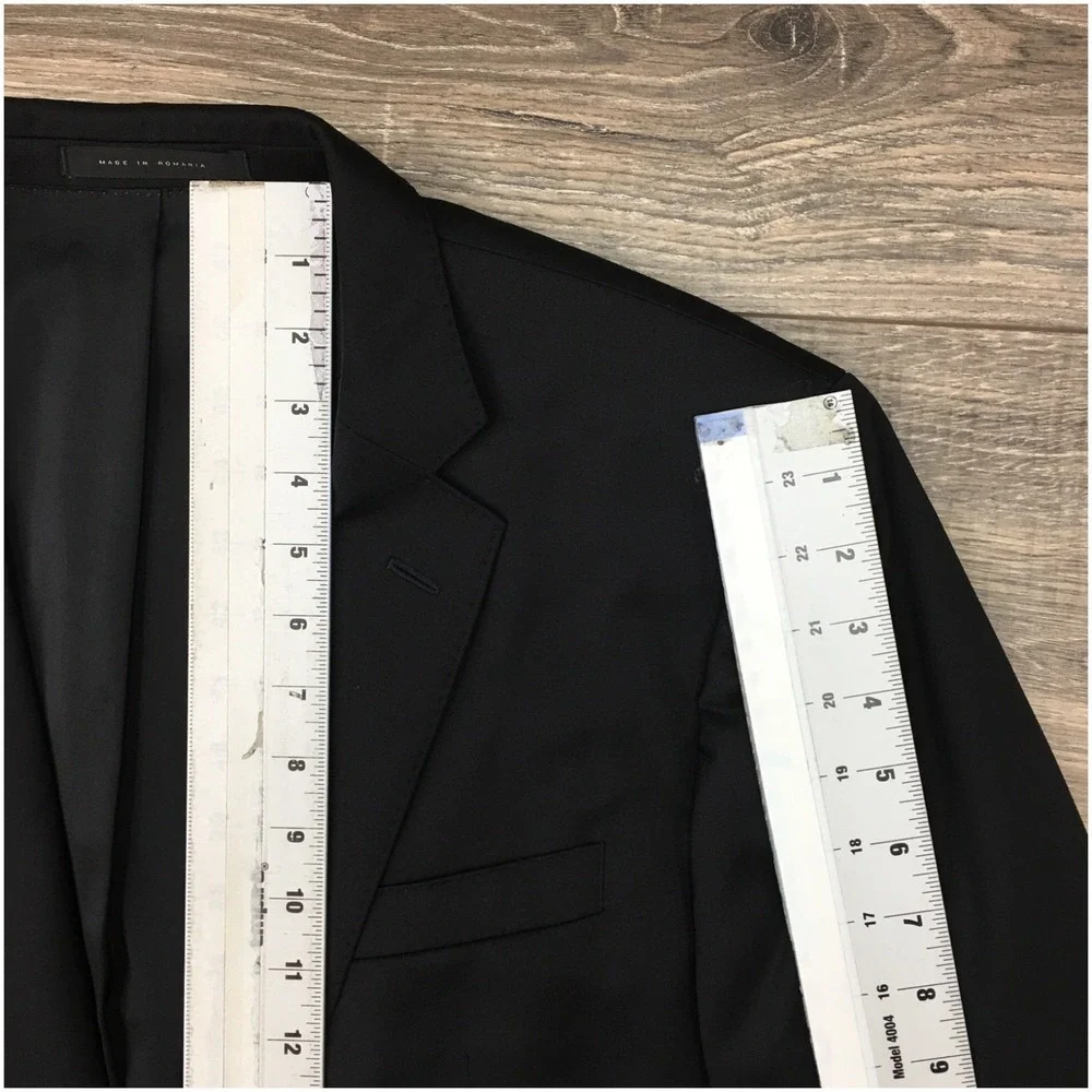 HUGO BOSS Mens Blazer Sport Coat Casual Jacket Size 42R Slim Wool Suit HUGE6